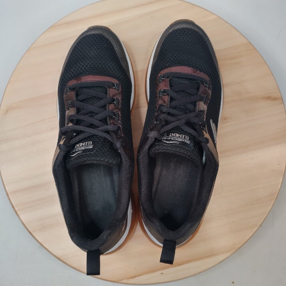 SKECHERS Skech Air Element 2.0 Pretty Fancy Black Sneakers Women US 8 - Picture 8 of 15